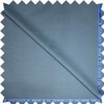 RAYMOND CEREMONIA COLLECTION BLUE COLOURED MERINO WOOL BLENDED PLAIN UNSTITCHED TROUSER FABRIC -1.3 METRES / VV6627