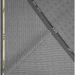 OCM SUPER 100'S PURE MERINO WOOL GREY COLOURED UNSTITCHED SUIT FABRIC - 3 METRES / VV6689