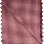 Raymond Amedus Peach checkered 52% Merino wool trouser fabric-1.30 mts / VV6803