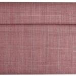 Raymond Amedus Peach Checkered 52% Merino Wool Blend Suit Fabric-3.25 mts / VV6806