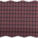 Raymond Adorn Super 90's Merino Wool Peach checkered trouser Fabric-1.25 mts / VV6816