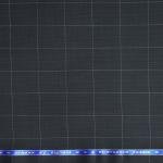 Raymond Wool Spanax Black colour Checkered Unstitched Trouser Fabric of 1.3 meters / VV6836