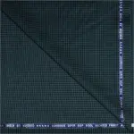 Raymond super 100 wool blended imola with fine luxurious fabric green checkered unstitched trouser fabric with length 1.30 metres / VV6845