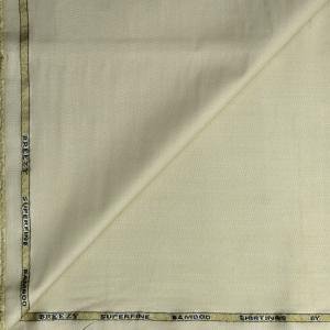 Siyaram's super Fine Bamboo Giza Italian Collection With Anti-Bacterial Green Self Design Unstitched Shirt Fabric - 1.60 metres / VV6907