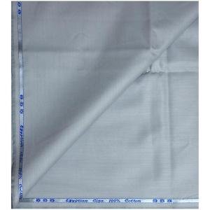 J.HAMPSTEAD 100% EGYPTIAN GIZA COTTON GREY PLAIN UNSTITCHED SHIRT FABRIC - 1.60 MTS - J324 / VV6956