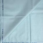 J.HAMPSTEAD 100% EGYPTIAN GIZA COTTON BLUE PLAIN UNSTITCHED SHIRT FABRIC - 1.60 MTS - J324 / VV6957