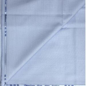 J HAMPSTEAD 100% EGYPTIAN GIZA COTTON BLUE PLAIN UNSTITCHED SHIRT FABRIC - 1.60 MTS - J324 / VV6959