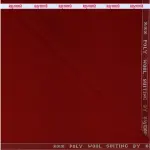 RAYMOND RED 45% WOOL BLENDED PLAIN UNSTITCHED SUIT FABRIC-3MTS - 4321 / VV7285