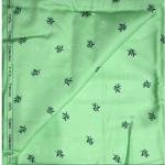 WEAVES EMPIRE 100% PREMIUM GIZA COTTON PRINTED APPLE GREEN UNSTITCHED SHIRT FABRIC 1.60MTS / VV8140