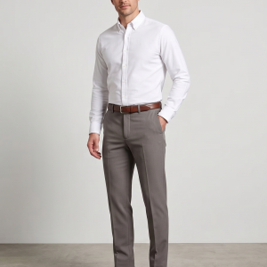 J.Hampstead Terron Rayon Solid Beige Trouser Fabric of 1.25 Mts / VV8230
