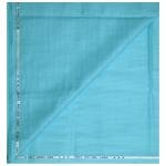 Weaves Empire 100% Linen Cotton with BATISTE Weaving Blue Colour Plain Unstitched Shirt Fabric - 1.6 mts / VV1009