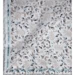 Weaves Empire 100% Genuine European Linen with 100 LEA count Peach colour Printed Unstitched Shirt Fabric - 1.60 Mts / VV2196