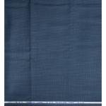 Weaves Empire 100% Linen Cotton with BATISTE Weaving Dark Blue Colour Plain Unstitched Shirt Fabric - 1.6 mts / VV1012