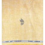 Raymond 100% Pure Linen from "FIJI" with "Double Wrap Weaving" Orange (Apricot) colour Plain Unstitched Shirt Fabric of 1.70 meters / VV2642