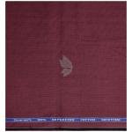 Siyaram's 100% Superfine Cotton Maroon colour with Solid Pattern Unstitched Shirt Fabric of 1.6 Mts / VV2357M