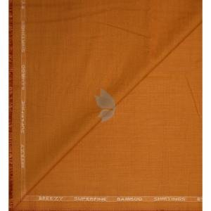 Siyaram's Bamboo Blended with Anti Bacterial benefits Plain pattern Brown (Copper) Colour Unstitched Shirt Fabric of 1.6 Mts / VV2372H