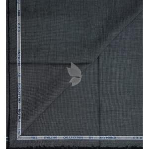 Raymond 100% Egyptian Giza Cotton (Premium Cotton) Grey colour Plain Pattern Unstitched Shirt Fabric of 1.60 meters / VV2383V