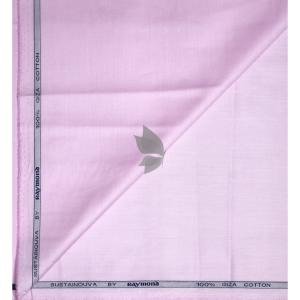 Raymond 100% Egyptian Giza Cotton Misty Rose (Pink) colour Plain Pattern Unstitched Shirt Fabric of 1.60 meters / VV2384J