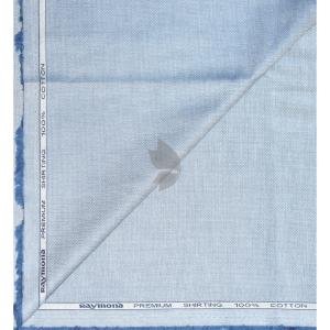Raymond 100% Egyptian Giza Cotton Light Blue (Pale Blue) colour Jacquard Pattern Unstitched Shirt Fabric of 1.60 meters / VV2385AB