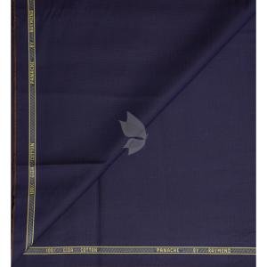 Raymond 100% Egyptian Giza Cotton Dark Blue (Egg Plant) colour Jacquard Pattern Unstitched Shirt Fabric of 1.60 meters / VV2385C