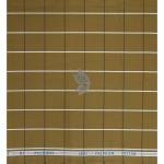 Raymond 100% Egyptian Giza Cotton (Premium Cotton) Brown (Ocher) Checkered Pattern Unstitched Shirt Fabric of 1.60 meters / VV2387B