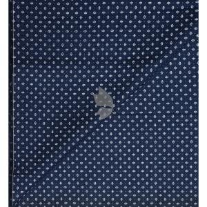 J.Hampstead 100% Pure Giza Cotton Printed pattern Navy Blue colour Unstitched Shirt Fabric of 1.6 meters / VV2392K