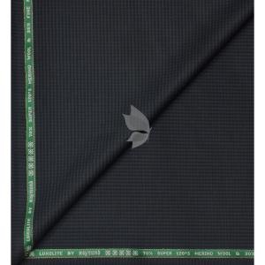 Raymond Luxurious fabrics with Super 120's Wool with 70% wool "Luxolite" Collection Green colour Checkered Unstitched Trouser Fabric of 1.3 Mts / VV2655