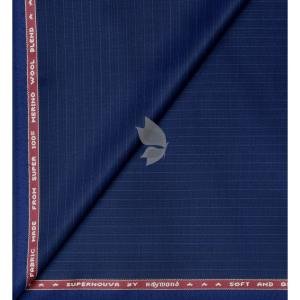 Raymond Soft & Gentle fabric made with Super 100's wool Blue colour Striped Unstitched Trouser fabric of 1.25 Mts / VV2667