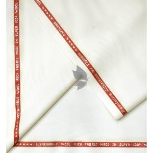 Raymond Revolution Collection with Super 100's wool count & 60% Sustainable wool rich fabric Beige colour Striped Unstitched Suit fabric of 3.5 Mts / VV2666