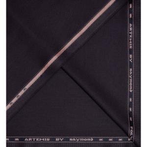 Raymond 35% Vicose blended Rosewood (Brown) colour with Solid pattern unstitched Suit Fabric - 3 Mts / VV2327