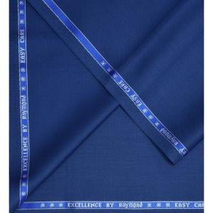 Raymond 45% Australian Merino Wool blended Royal Blue Colour Solid Pattern with easy care option Unstitched Suit Fabric of 3.5 Mts / VV2354