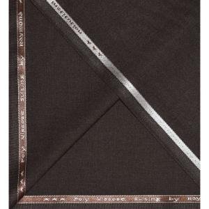 Raymond 35% Viscose blended Brown colour Solid Pattern Unstitched Suit Fabric of 3.25 Mts / VV2337