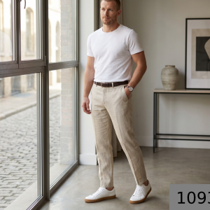 Siyaram's Viscose Blend Self Design White (Ivory) Colour Unstitched Trouser Fabric - 1.20 Mts / VV1093
