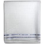 Weaves Empire 100% Linen Cotton White Unstiched Shirt Fabric - 1.6 Mts / VV1143
