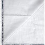 Weaves Empire 100% Linen Cotton White Unstiched Shirt Fabric - 1.6 Mts / VV1155