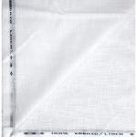 Weaves Empire 100% Linen Cotton White Unstiched Shirt Fabric - 1.6 Mts / VV1156