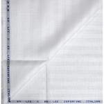 Weaves Empire 100% Linen Cotton White Unstiched Shirt Fabric - 1.6 Mts / VV1159
