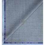 Raymond 100% Pure Wool (All Wool) Grey Color Matty with Stretch Unstitched Trouser Fabric - 1.25 Mts / VV2002