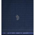 Raymond 100% Pure Wool (All Wool) Blue Color Striped with Stretch Unstitched trouser Fabric - 1.30 Mts / VV2004