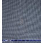 Raymond 100% Pure Wool (All Wool) Thick Blue Color Self Checkered Unstitched Trouser Fabric - 1.25 Mts / VV2033