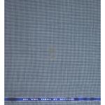 Raymond 100% Pure Wool (All Wool) Thick Blue Color Self Checkered Unstitched Suit Fabric - 3.5 Mts / VV2034