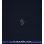Raymond 100% Pure Wool (All Wool) Jacquard Navy Blue Color Unstitched Suit Fabric - 3.5 Mts / VV2055