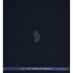 Raymond 100% Pure Wool (All Wool) Jacquard Navy Blue Color Unstitched Suit Fabric - 3.5 Mts / VV2067