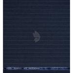 Raymond 100% Pure Wool (All Wool) Striped Blue Color Unstitched Trouser Fabric - 1.3 Mts / VV2079