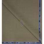 Raymond 100% Pure Wool (All Wool) Plain Beige Color Unstitched Trouser Fabric - 1.25 Mts / VV2094