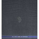Raymond 100% Pure Wool (All Wool) with GABARDINE Weaving Plain Grey Color Unstitched Suit Fabric - 3.5 Mts / VV2111