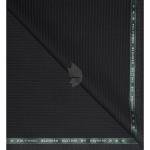Raymond 45% Merino Wool Black colour with Striped design Unstitched Trouser Fabric - 1.3 meters / VV2155