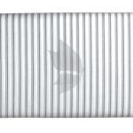 Raymond 100% Premium (Giza) Cotton Vertical Striped White colour Unstitched Shirt Fabric - 1.60 mts / VV2202