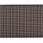 Raymond 100% Premium (Giza) Cotton Checkered Brown (Rosybrown) colour Unstitched Shirt Fabric - 1.60 mts / VV2225