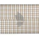 Raymond 100% Premium (Giza) Cotton Checkered Orange (Apricot) colour Unstitched Shirt Fabric - 1.60 mts / VV2226